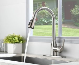Top kitchen faucets
