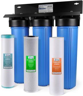 iSpring WGB32BM 3-Stage Whole House Water Filtration System 
