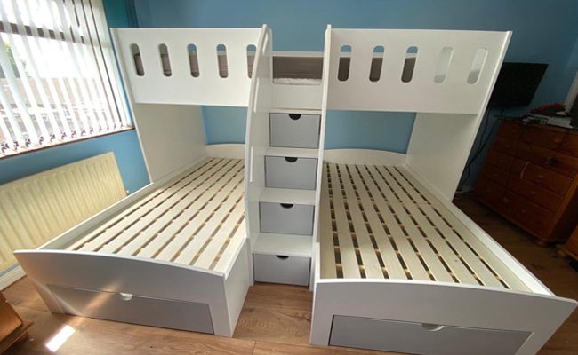 Triple Sleeper Bunk Beds – A Space-Saving Solution for Small Bedrooms