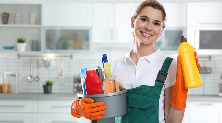How do you clean and moisturize kitchen cabinets?