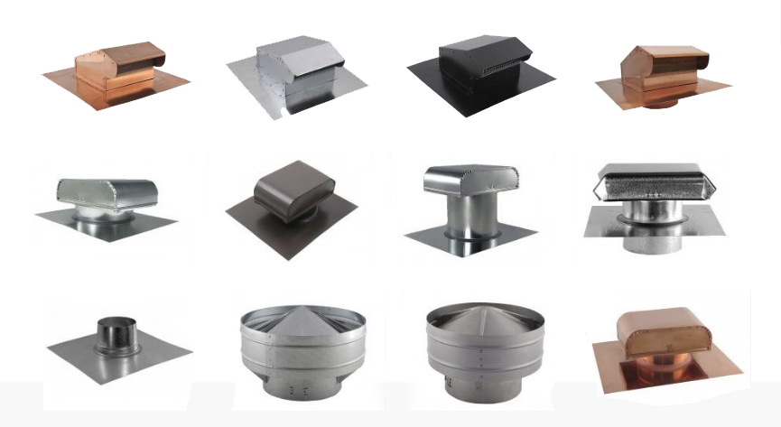 Materials Used in Flat Roof Bathroom Exhaust Vents