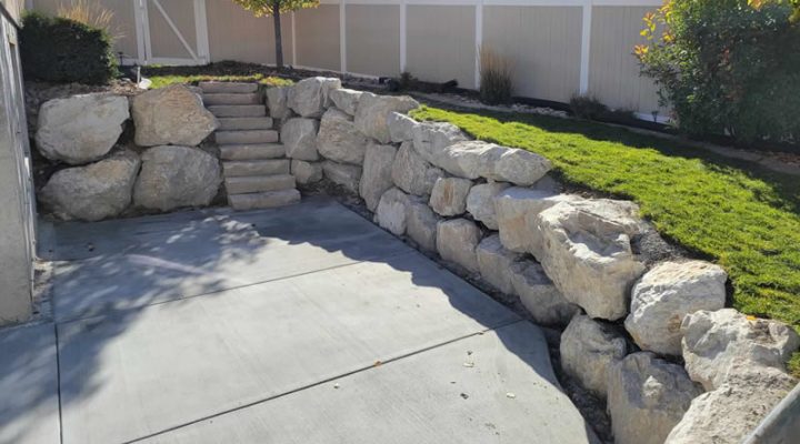 How to Build a Boulder Retaining Wall on a Budget