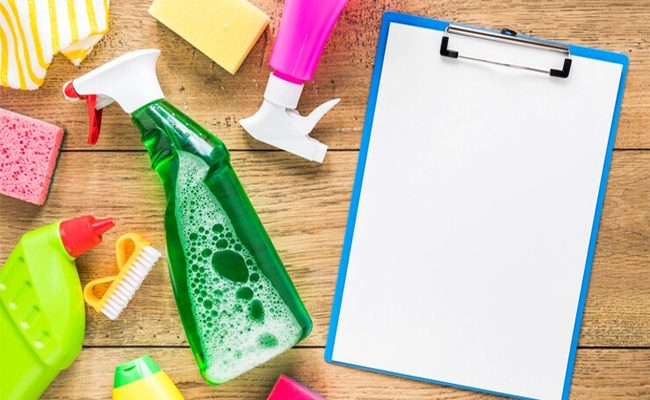 check-out cleaning checklist